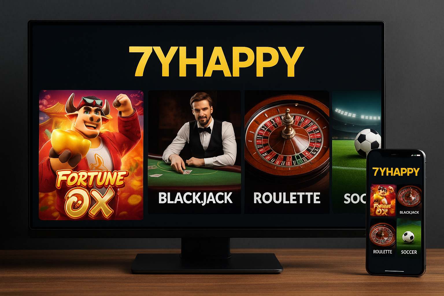 Jogos de cassino online 7YHAPPY